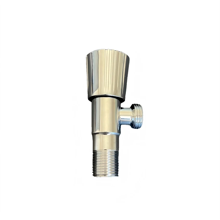 201 Stainless Steel Angle Valve with Plastic Cartridge factory