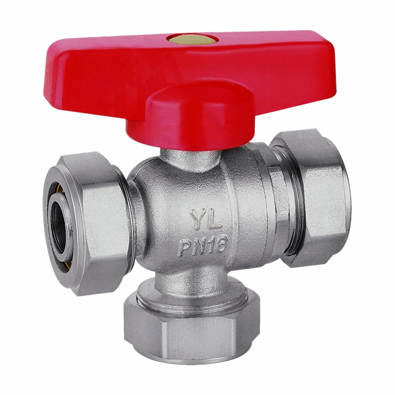 Brass Mini Three-way Ball Valve